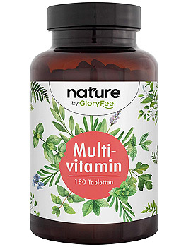 Multivitamin Forte 180 Tabletten - Alle wertvollen A-Z Vitamine und Mineralien